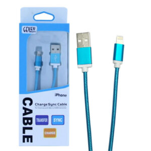 Braided 5' Cable- 8pin BLUE