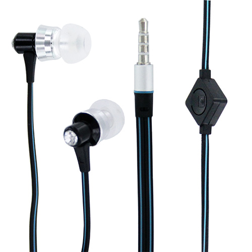 GeveyBox Stereo Earbud with Remote & Mic #A01 BLACK
