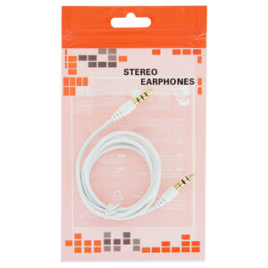 Aux 3ft Cable- 3.5mm Male to Male #C01 WHITE