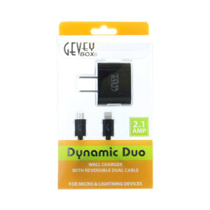 Dynamic Duo Home (Reversible i6 and Micro Cable) - Bk