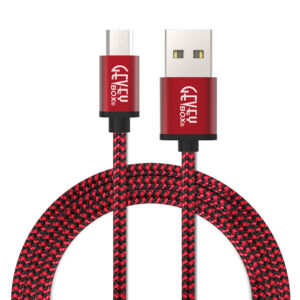 GeveyBox 10FT Nylon Braided Speed Charging up to 2.1A Micro Cable