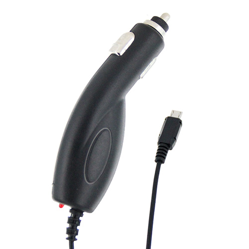 Car Charger- Micro- BLACK