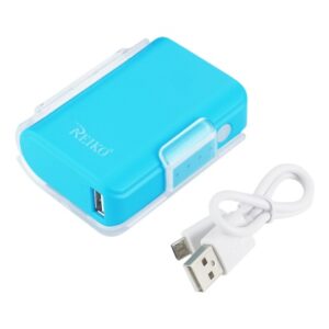 POWER BANK 4000mAh with 25cm micro USB cable BLUE