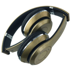 BT Sleek Stereo Wireless Headphones [S460]- GOLD