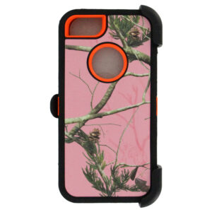 Warrior Camo Case for iPhone 5 5S SE - PNK/ORG