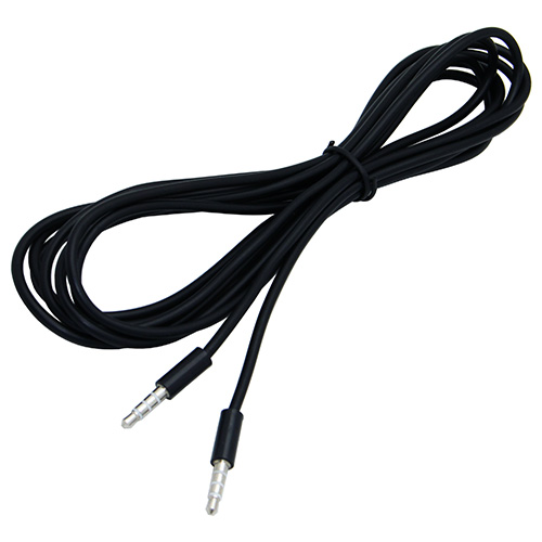 Aux 10ft Cable- 3.5 mm Male to Male BLACK