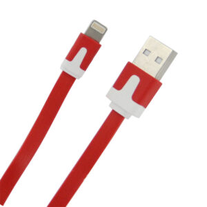 Flat 3' Cable- 8pin RED/WHITE